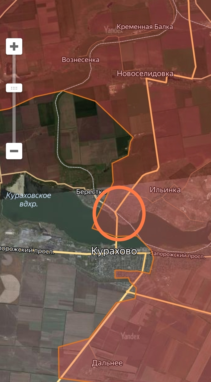 Считается районом Курахово, так что на карте не отображено