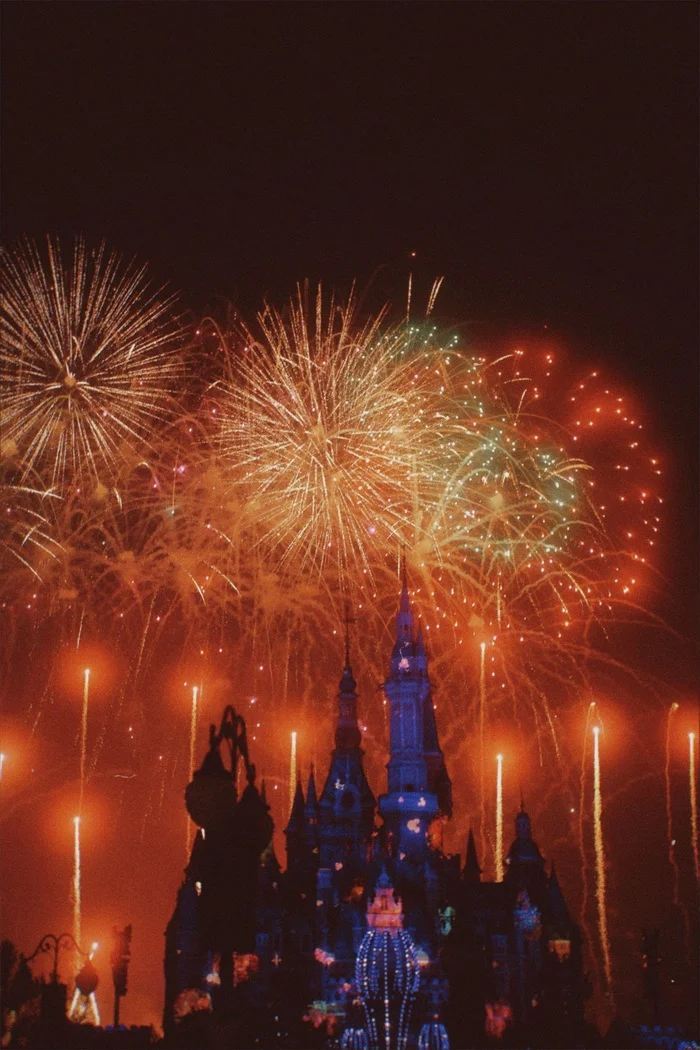 Disneyland Shanghai - My, The photo, Firework, Disneyland, Longpost