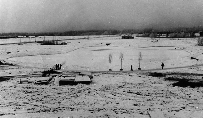 Первый водоём Зеленограда. Пруд «Быково болото» в разные годы (1960-2024) - Зеленоград, Благоустройство, Озеро, Длиннопост