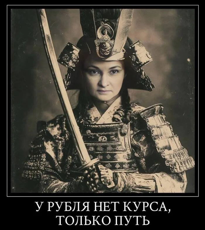 Let's endure it, dwarfs - Politics, Dollar rate, Ruble, Elvira Nabiullina, Economy, Picture with text