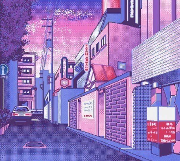 Pixel Art - Pixel Art, Арт, Ретро, Retrowave