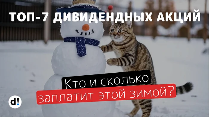 ТОП-7 дивидендных акций этой зимой. Кто заплатит больше всех? - Моё, Дивиденды, Инвестиции в акции, Фондовый рынок, Акции, Финансы, Telegram (ссылка), Длиннопост