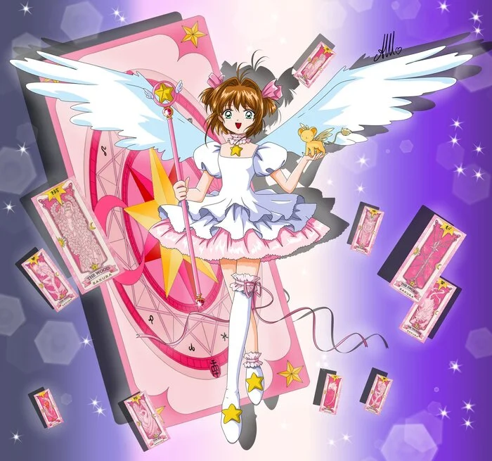 Sakura Kinomoto - Author @anello81_art - Cardcaptor Sakura, Kinomoto Sakura, Anime, Anime art, Clamp, Art