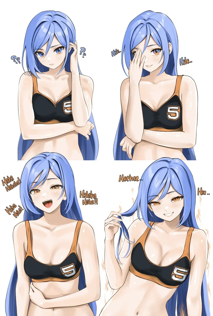 Transformation - Anime art, Anime, Chaesu, Minah, Yandere, Zundere, Original character