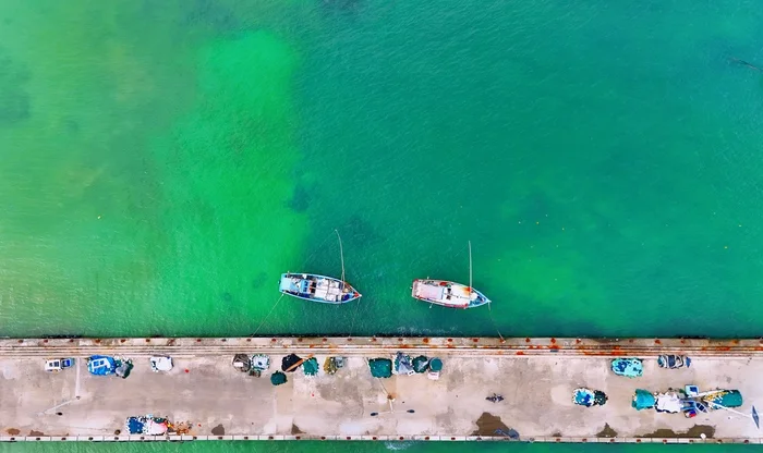 Pier - My, Sri Lanka, Ceylon, Dji, Quadcopter, Aerial photography, Ship, A boat, Fishing, Pier, Ocean