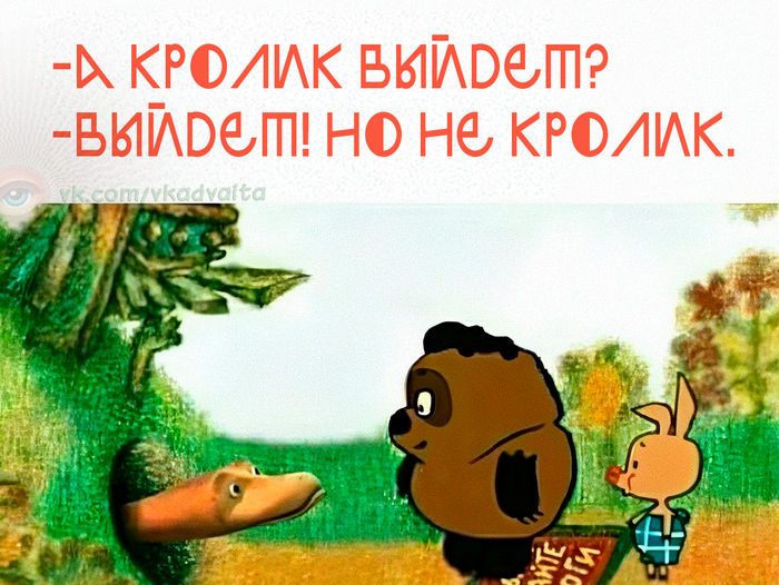 Кролик зашёл