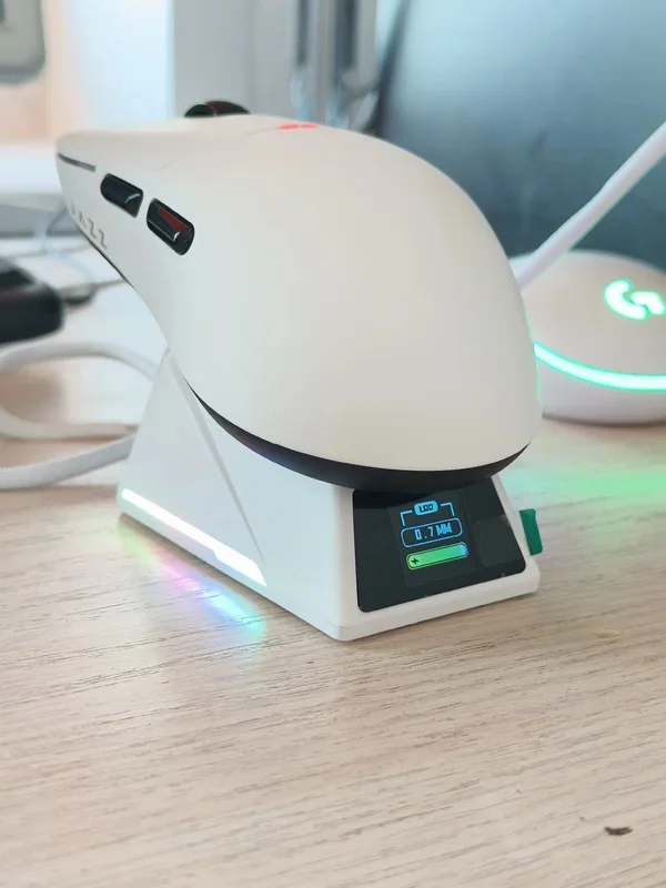 Interesting computer mouse with magnetic charging station - Mouse, Electronics, Computer hardware, AliExpress, Products, Chinese goods, Longpost