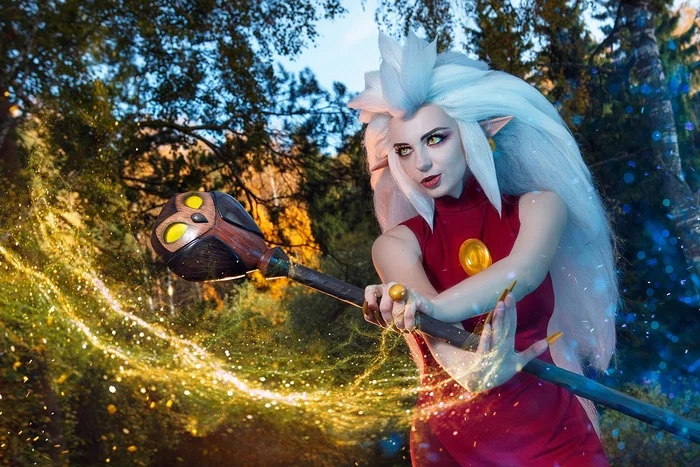 What would an Owl House be without an owl? - Cosplay, Cosplayers, The photo, PHOTOSESSION, Cartoons, The owl house, Eda, Walt disney company, Owl, Birds, Longpost, Agflower