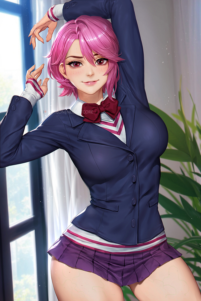Shiratori Aira Anime Art, , Shiratori Aira, Dandadan, NeoArtCorE