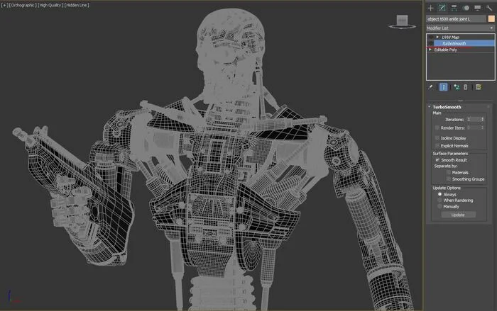 T-600 Terminator Salvation 3D print model - Моё, 3D печать, Моделизм, Покраска миниатюр, Масштабная модель, Терминатор, 3D принтер, Покраска, Стендовый моделизм, Конструктор, Wh miniatures, Длиннопост