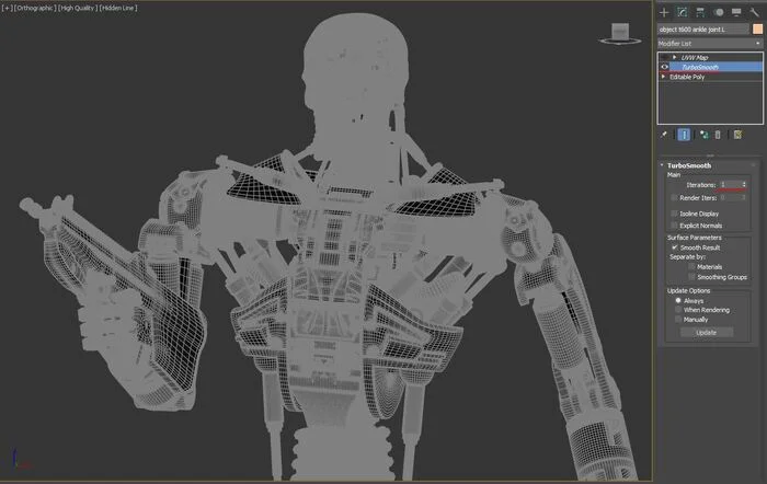 T-600 Terminator Salvation 3D print model - Моё, 3D печать, Моделизм, Покраска миниатюр, Масштабная модель, Терминатор, 3D принтер, Покраска, Стендовый моделизм, Конструктор, Wh miniatures, Длиннопост