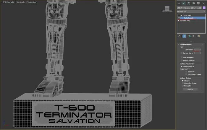 T-600 Terminator Salvation 3D print model - Моё, 3D печать, Моделизм, Покраска миниатюр, Масштабная модель, Терминатор, 3D принтер, Покраска, Стендовый моделизм, Конструктор, Wh miniatures, Длиннопост
