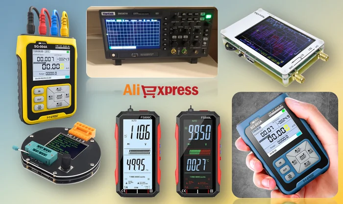 22 Great Measuring Instruments from AliExpress: Oscilloscopes, Multimeters, Signal Generators, Testers and More - My, Electronics, Products, Chinese goods, AliExpress, Measuring instruments, Oscilloscope, Multimeter, Appliance, Tools, Longpost