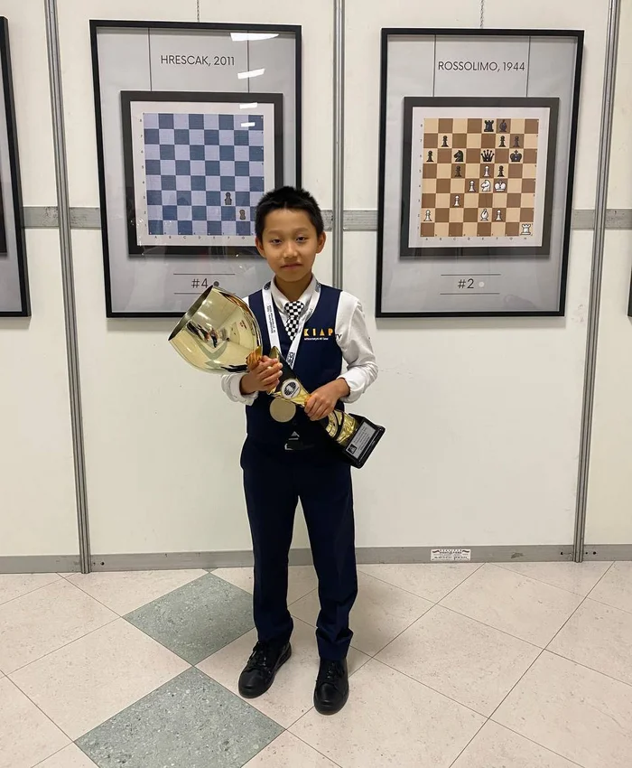 Moscow schoolboy becomes world chess champion among boys under 10 - Chess, Competitions, Victory, news, Good news, Pupils, Education, Moscow, Longpost