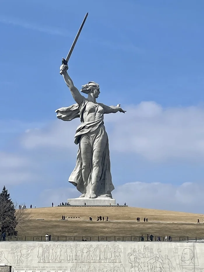 Motherland is calling! - My, Stalingrad, Mamaev kurgan, Volgograd, March, Monument, Motherland, The photo