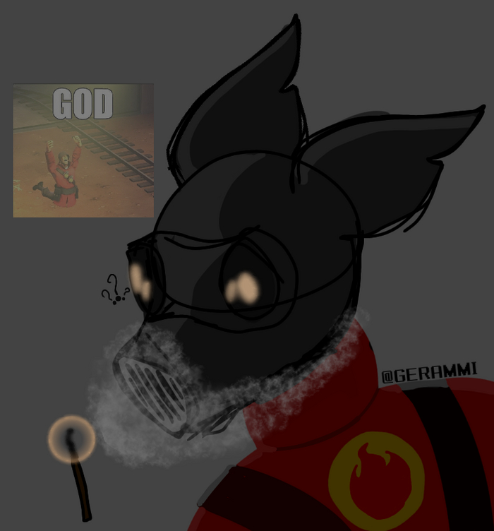  : Team Fortress 2, , Furry Art, Furry wolf, , Game Art