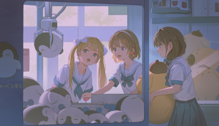   , Anime Art, Original Character, Seifuku, ,   
