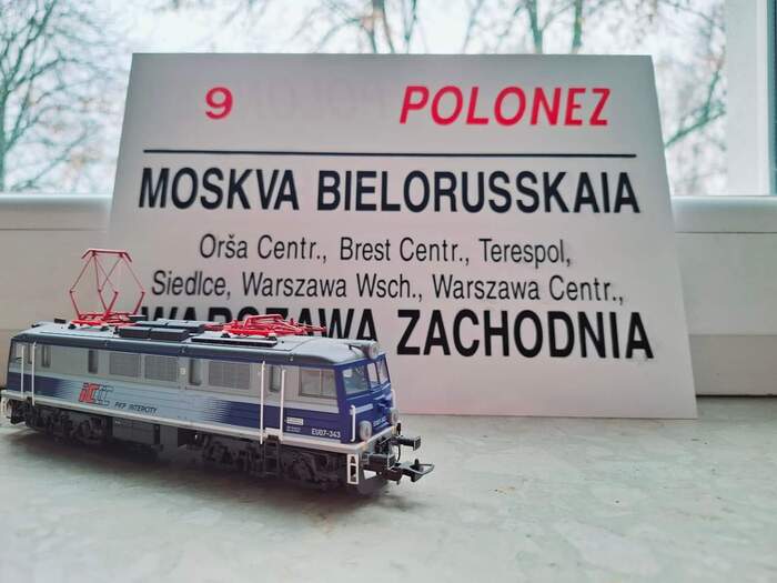 Good old days - Moscow, Warsaw, Railway, Scale model