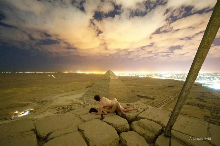 A guy climbed the pyramid of Cheops and had sex there - Sex, Egypt, Pyramid, Telegram (link), Orgasm, Link, Youtube, Passion, Video, Longpost