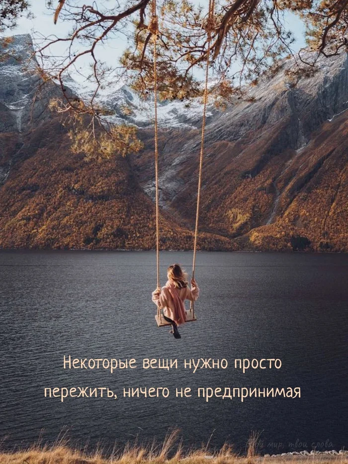 This year is a leap year and very difficult, and I decided: - Loner, Leap year, Picture with text, Autumn