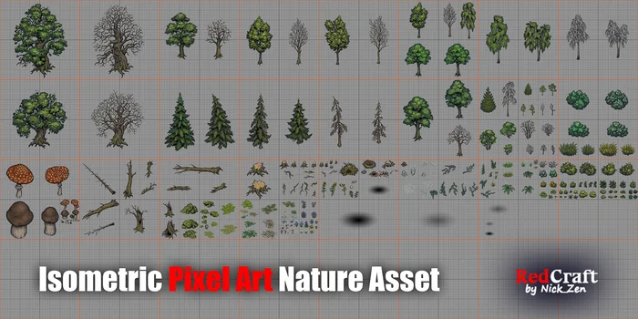 Isometric pixel art asset for maps and more... - Tabletop role-playing games, Dungeons & dragons, Role-playing games, Board games, Asset, Cards, RPG, Our NRI, Asset, Gamedev, Pixel Art, Isometric, Pixel, Indiedev, Инди, Content, Play, VKontakte (link), Longpost