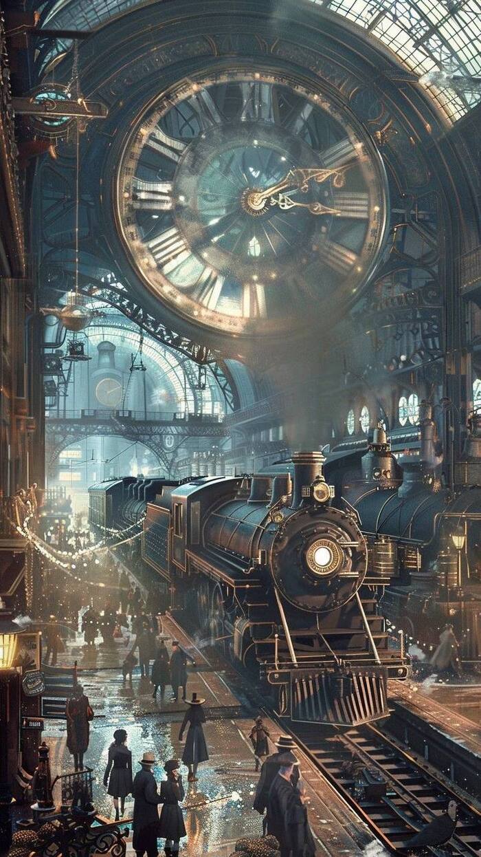 Night Post 7 - Steampunk, Art, Longpost