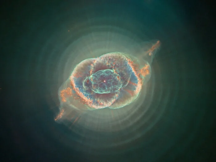 Planetary Nebula Cat's Eye - My, Astronomy, Astrophysics, Universe, Space, Stars, The spaceway, The science