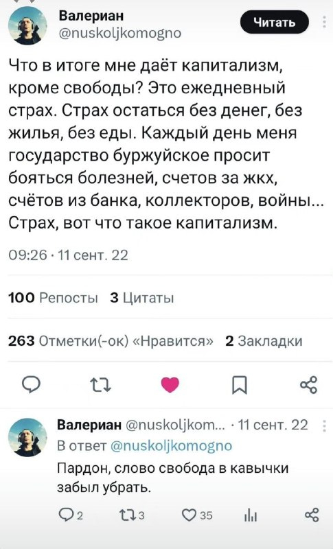 Что даёт нам нынешняя экономика? - Социализм, Политика, Капитализм, СССР, Россия, Мир, Скриншот