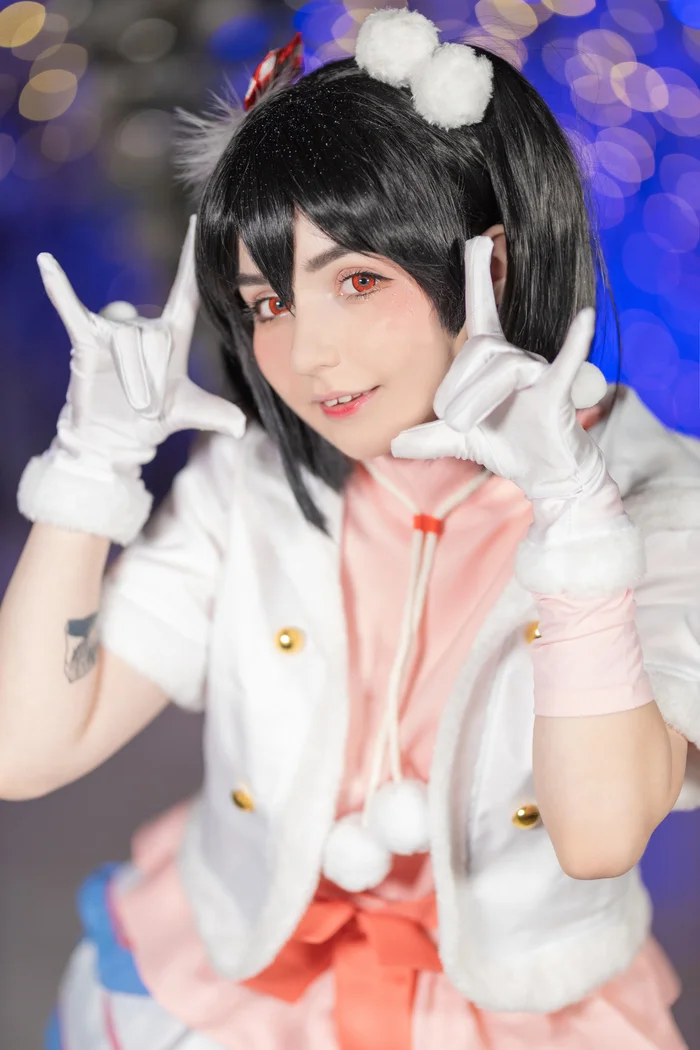 Comrades, congratulations to all on the first day of winter! | My cosplay Yazawa Nico Love Live! School Idol Project - My, The photo, Cosplay, Cosplayers, Girls, Yazawa nico, Love live! School idol project, PHOTOSESSION, Longpost