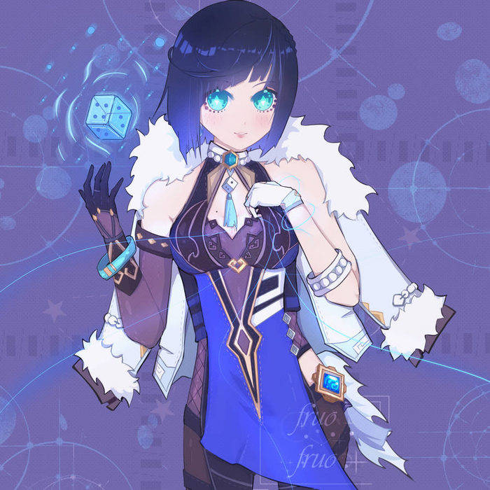 Yelan (Genshin Impact), Genshin Impact, , , Anime Art, Game Art, 