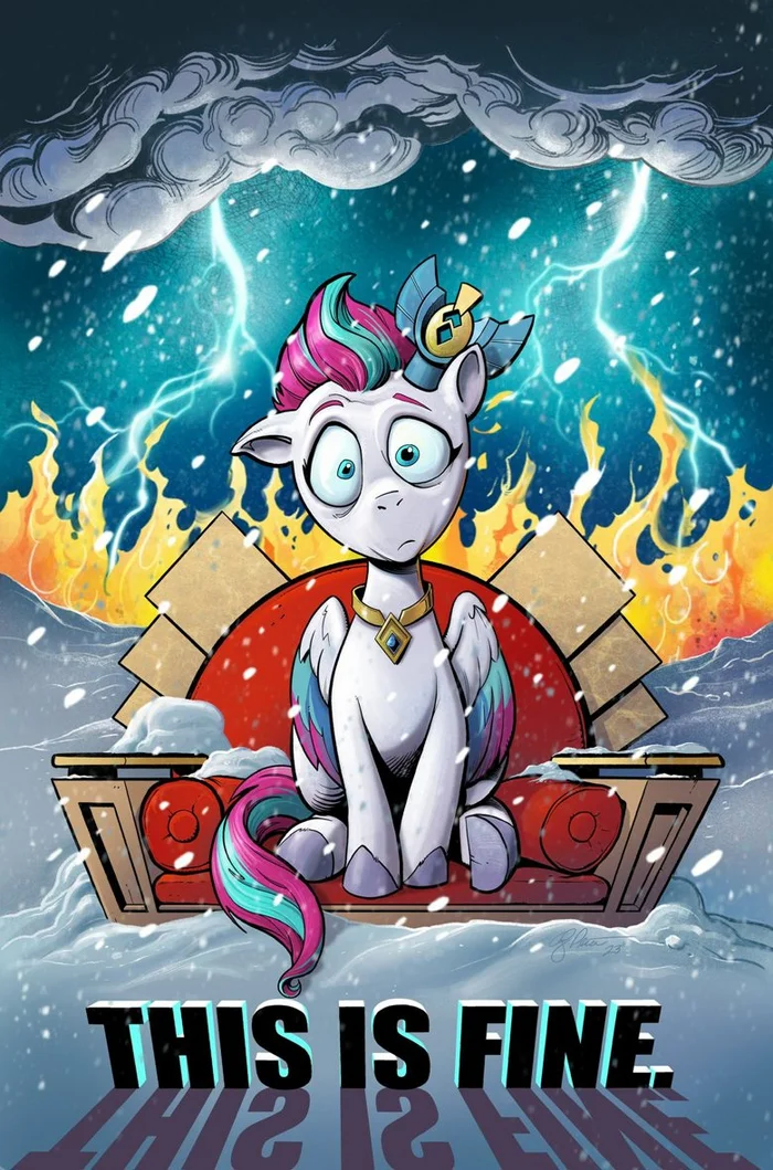 Тхис из фине - My Little Pony, PonyArt, MLP g5, Zipp Storm, Andypriceart