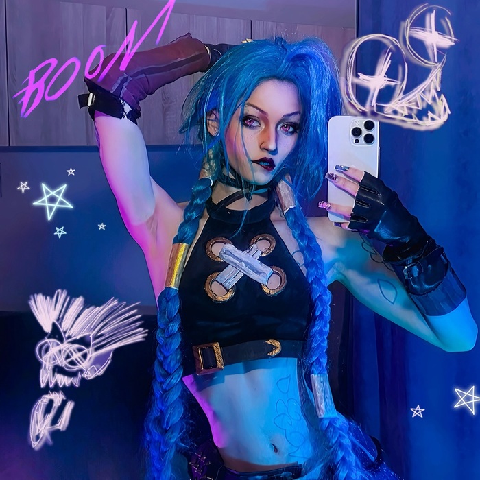 Jinx by ksenkanesesh , , Arcane, Jinx, League of Legends, 