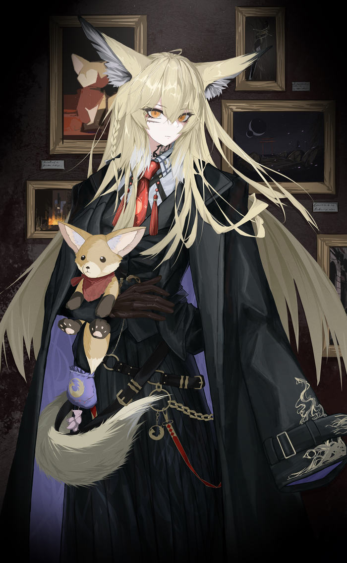  Anime Art, , Arknights, Vulpisfoglia (Arknights), Animal Ears, 