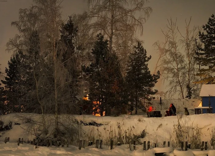 New Year's Eve on an island in the Ob Sea - My, The nature of Russia, The photo, New Year, Siberia, Ob sea, Snow, Travels, Travel across Russia