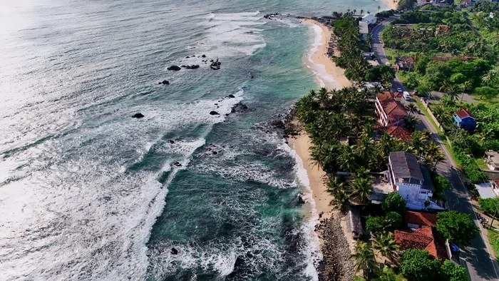 Reefs - My, Travels, The photo, Dji, Sri Lanka, Island, Ocean, Road, Beach, Ceylon, Shore, Reef