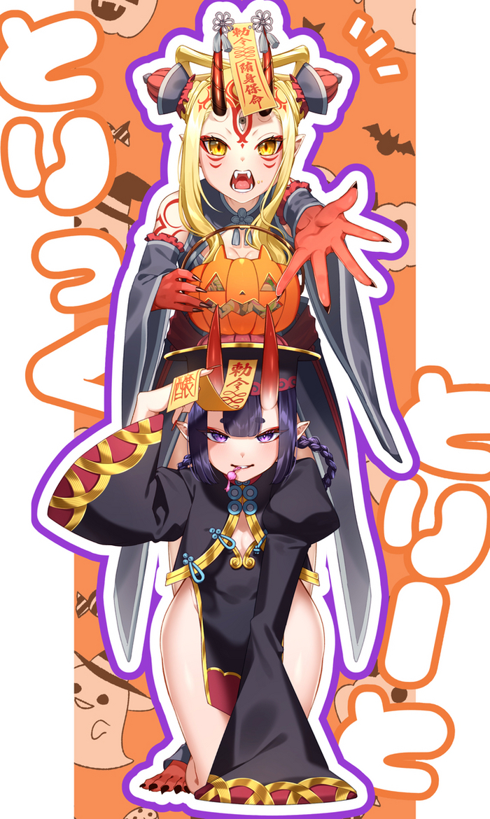   , Anime Art, Fate, Fate Grand Order, Ibaraki Douji, Shuten Douji, 