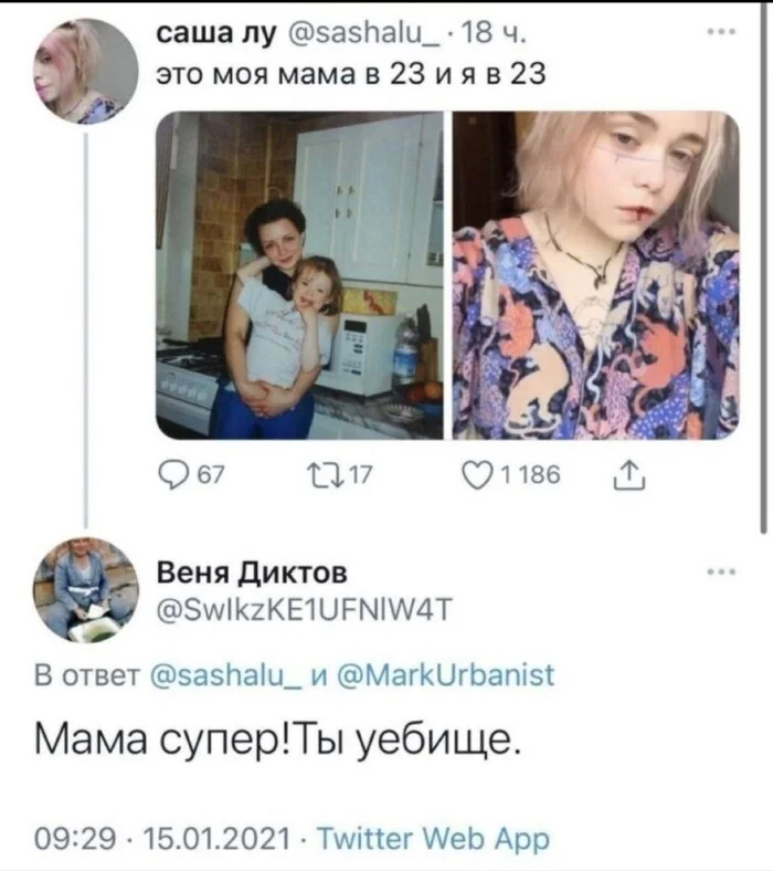 Во истину - Twitter, Мат, Родители и дети, Комментарии, Оскорбление, Скриншот, Грубость, Негатив