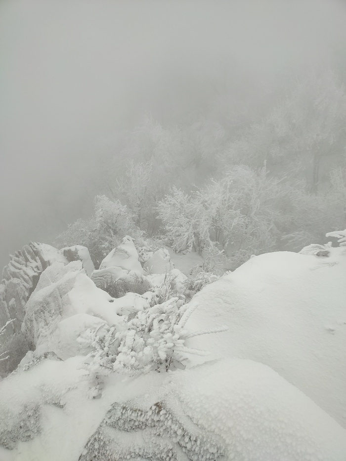 Подъем на вершину виден