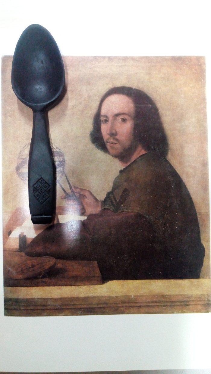 Запеченая ложка из липы