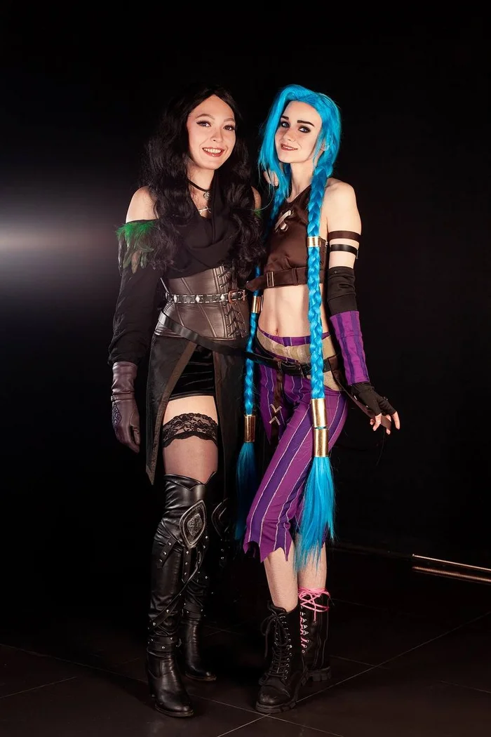 This multiverse is kind of weird... - My, Yennefer, Cosplay, The photo, Arcane, Jinx