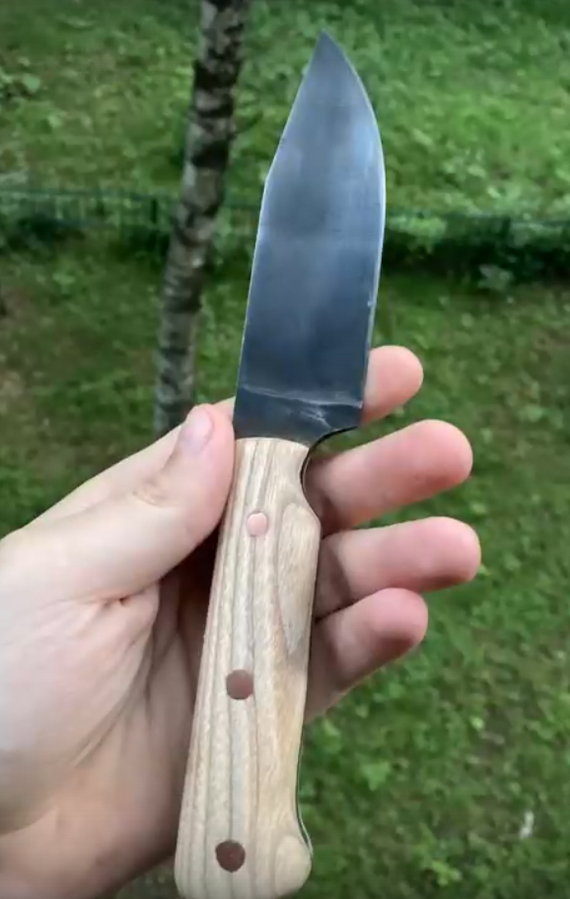 Лукавлю немного, это уже второй, первый выглядит будто его ковали орки