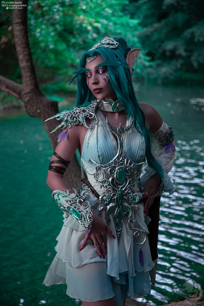 World of Warcraft, Tyrande Whisperwind by Ladybell - My, Cosplayers, Cosplay, World of warcraft, World of Warcraft: Classic, Tyrande Whisperwind, Boosty, Night elfs, Elves, Blizzard, Warcraft, Longpost