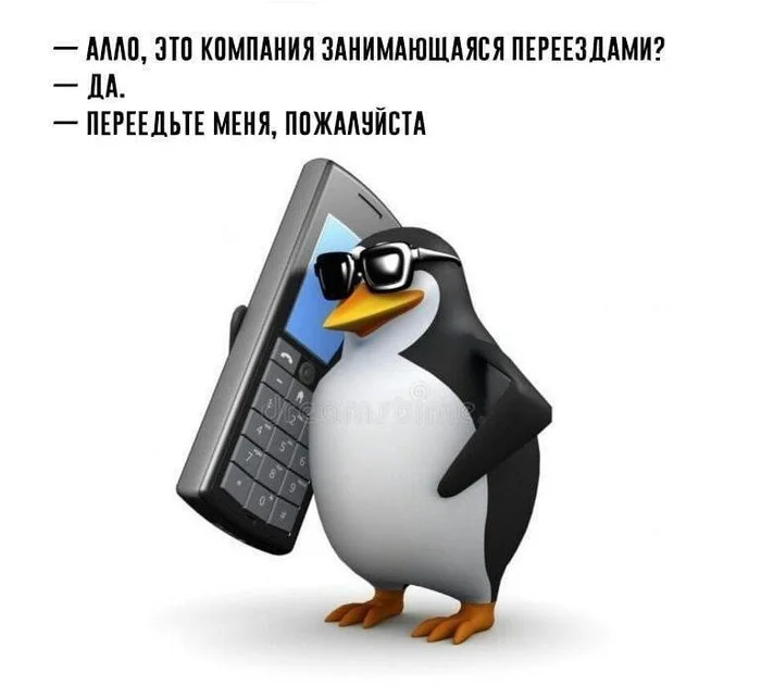 Monday - Memes, Humor, Picture with text, Penguins, Sad humor, Telephone