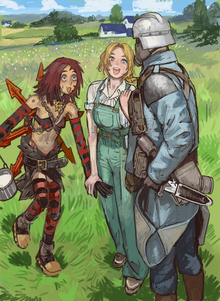 Мисс Гражданская и Мистер Солдат встречают Культист-тян