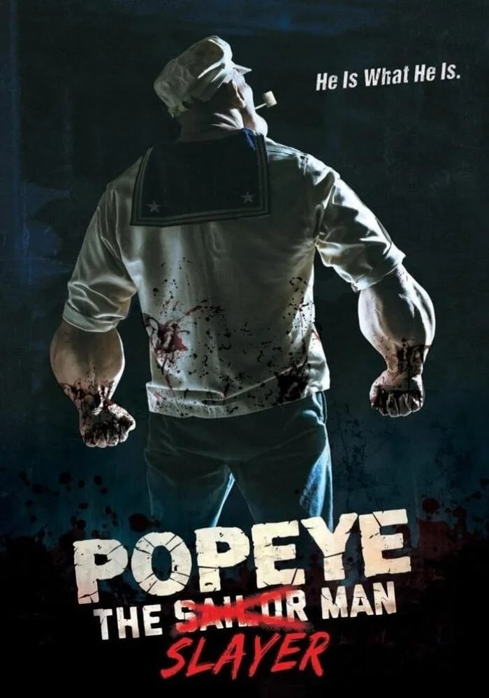 It seems Popeye the Sailor is not the same anymore: here is a poster for a horror movie about Popeye the Sailor. Expect it in early 2025 - Popeye the sailor, Cartoons, Looking for a cartoon, Horror