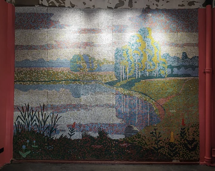 How we helped move a mosaic from a building scheduled for demolition - My, Restoration, Art, Mosaic, Longpost