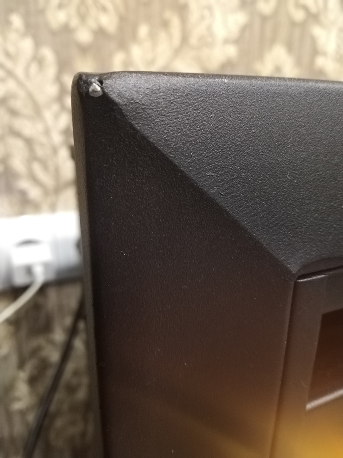 Выведенный краской угол