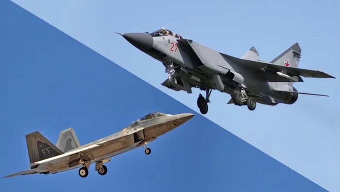 MiG-31 vs. F-22. Russian Foxhound vs. American Raptor - Aviation, Fighter, Military aviation, Military equipment, Military history, f-22 Raptor, MiG-31, MiG-31BM, Armament, Airplane, Pilot, Rocket, Longpost