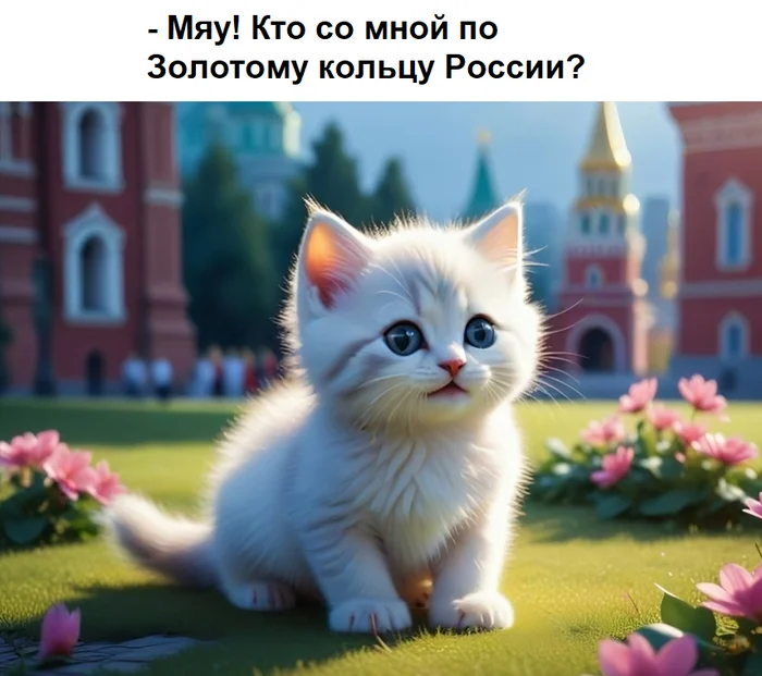 Fluffy Traveler - cat, Kittens, Pet the cat, Cat lovers, Fluffy, Pets, Animals, Positive, Kindness, Russia, Travel across Russia, Travels, Picture with text, Milota, Care, Spring, Kitty Kitty