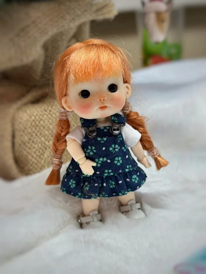 Redhead baby - My, Needlework without process, Jointed doll, Obitsu, Doll, Redheads, Collection, Collecting, Polymer clay, Longpost